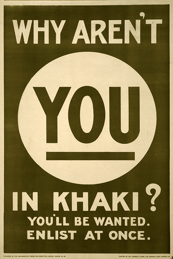 Why aren’t you in Khaki? Recruitment Poster