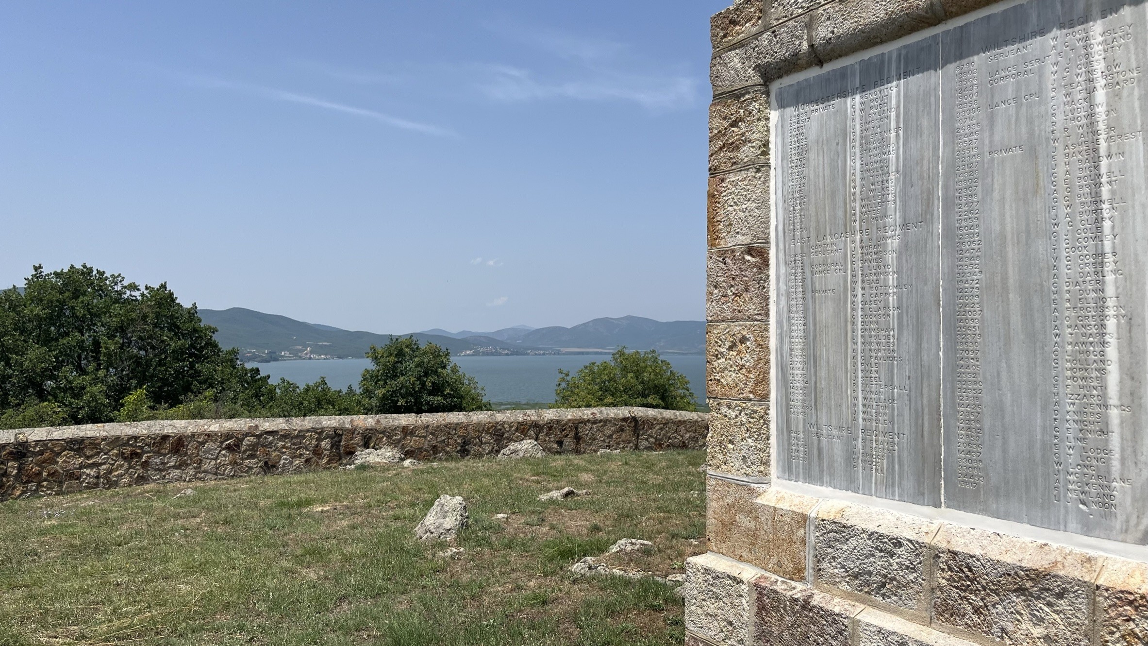 Lake Doiran from the Doiran Memorial